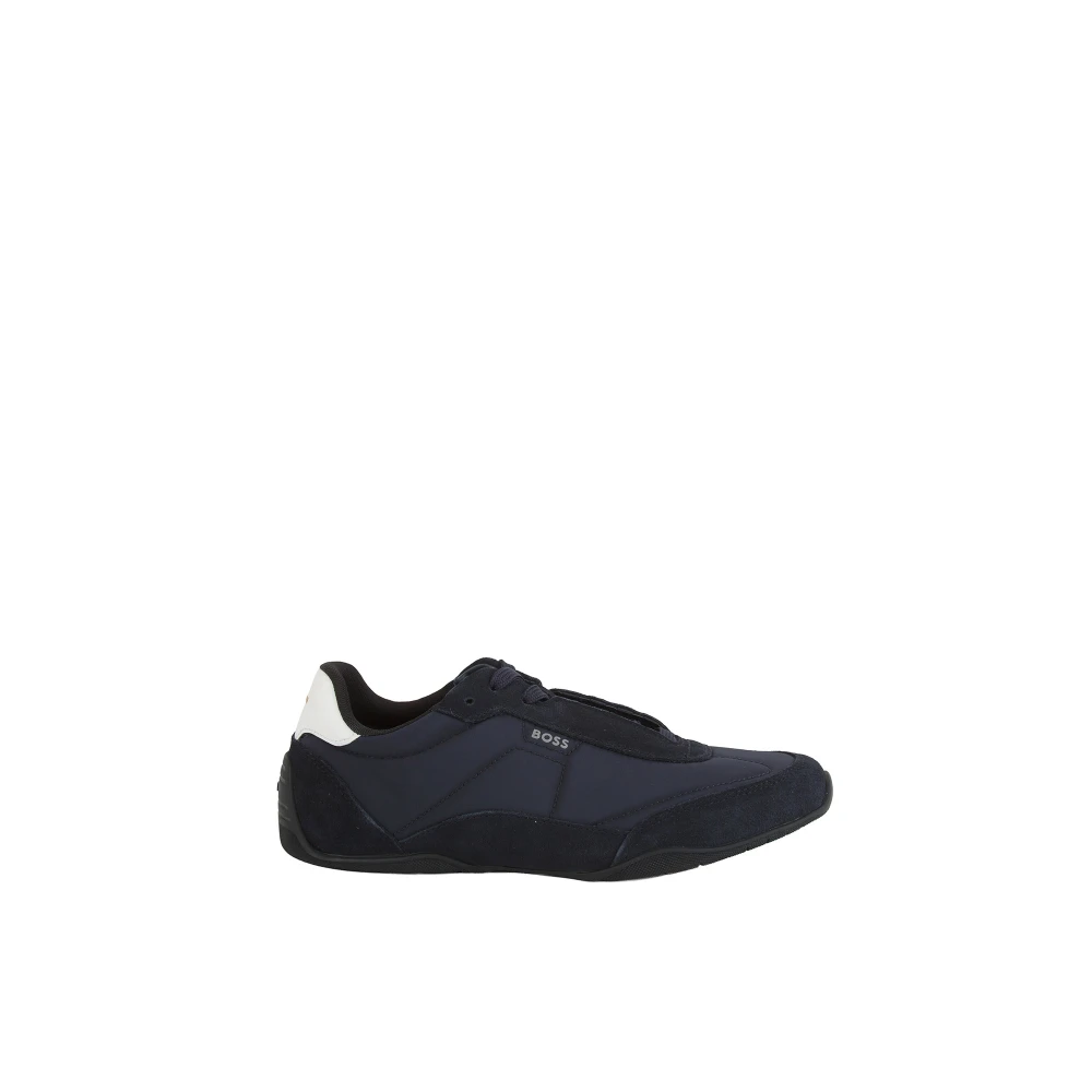 Hugo Jaylen Low Lace-Up Sneakers Heren Schoenen Blauw