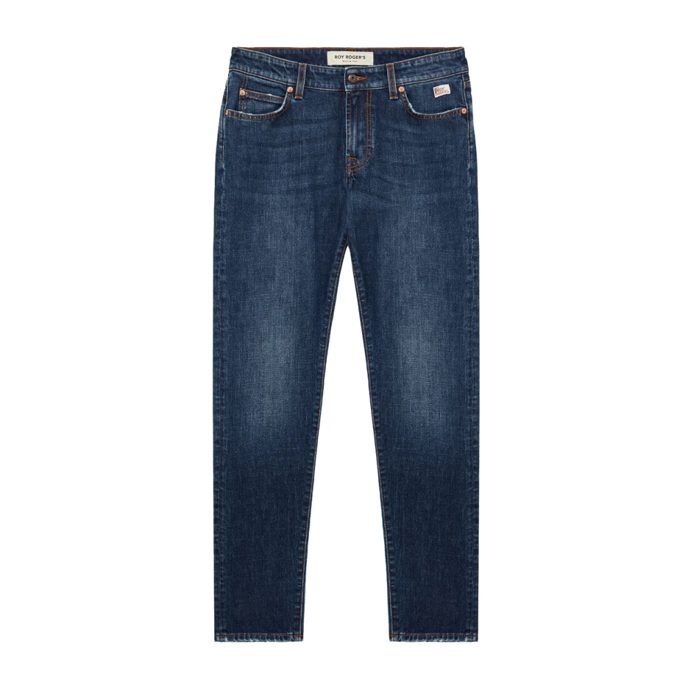 Roy Roger's Men's Blue Slim Fit Jeans, W40, Denim Jeans For