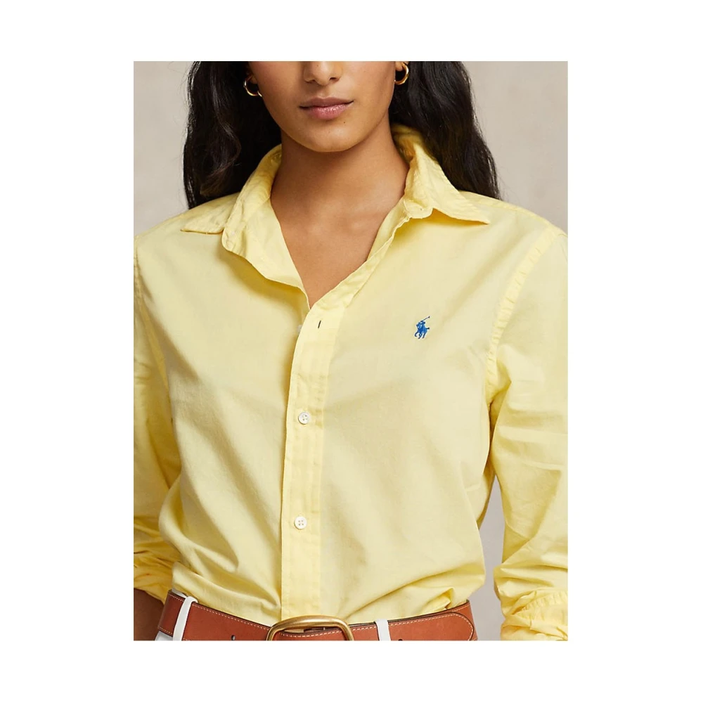 Ralph Lauren Stijlvolle Overhemd voor Mannen Yellow Dames