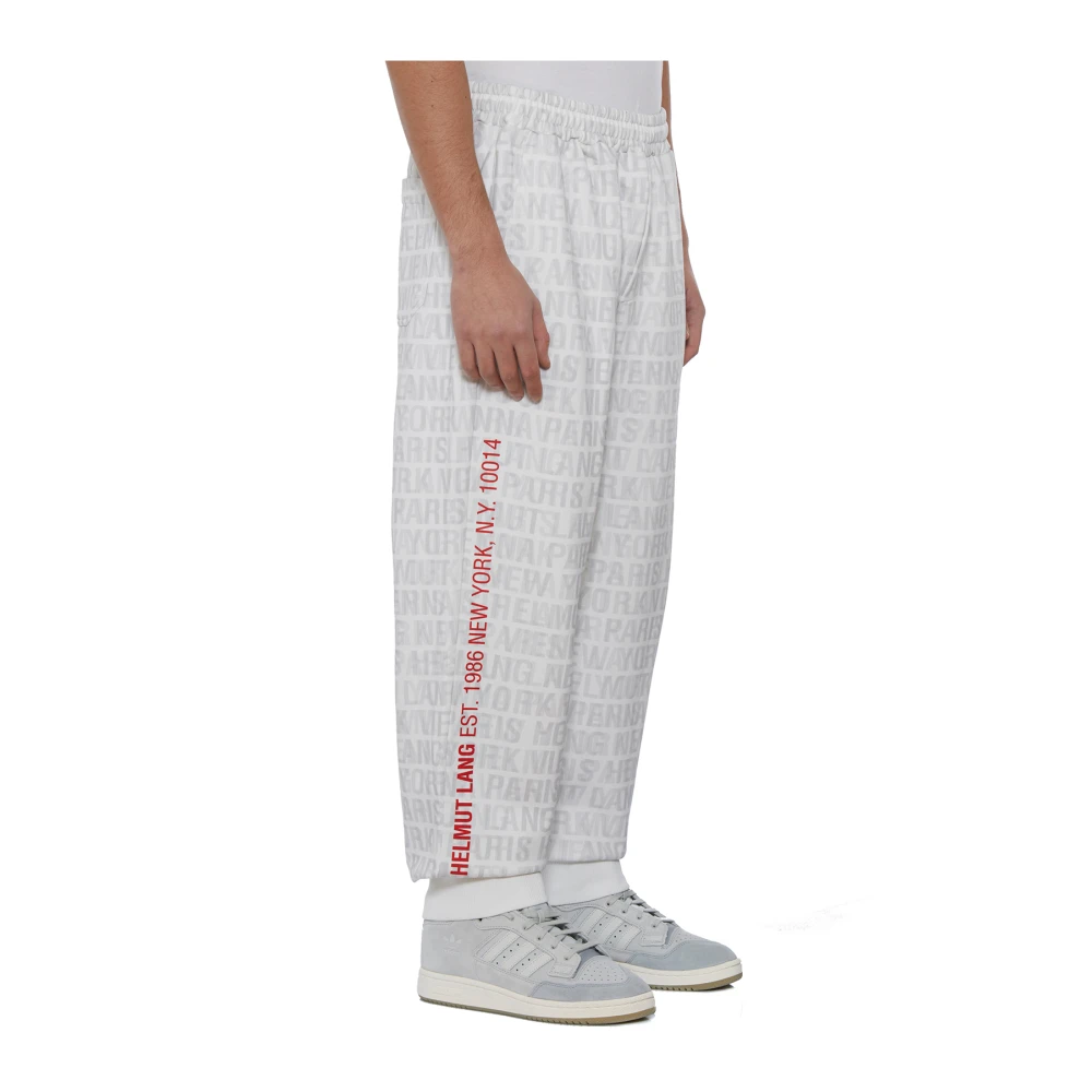 Helmut Lang Straight Trousers White Heren