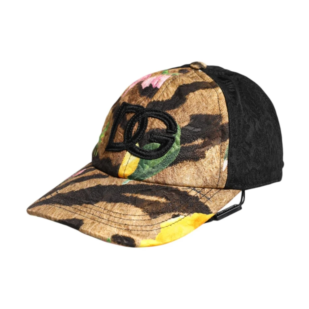 Dolce & Gabbana Men's Multicolor Logo Patch Baseball Cap
