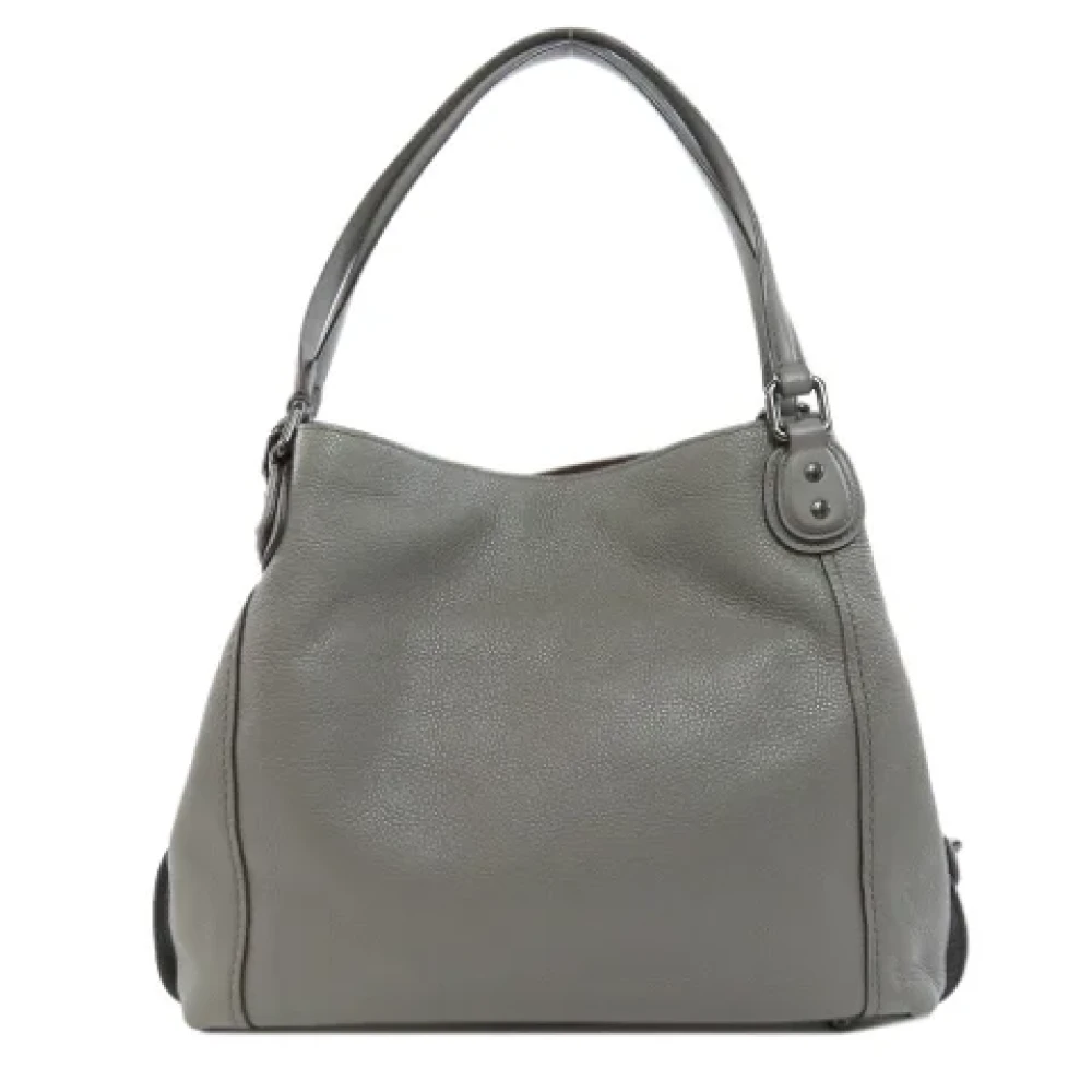 Coach Pre-owned Leather totes Gray Dames
