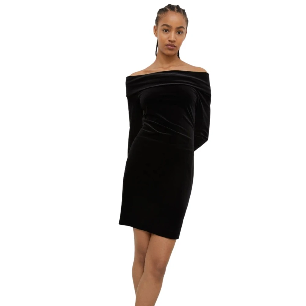 Marella Off-shoulder jurk in Array-stijl Black Dames