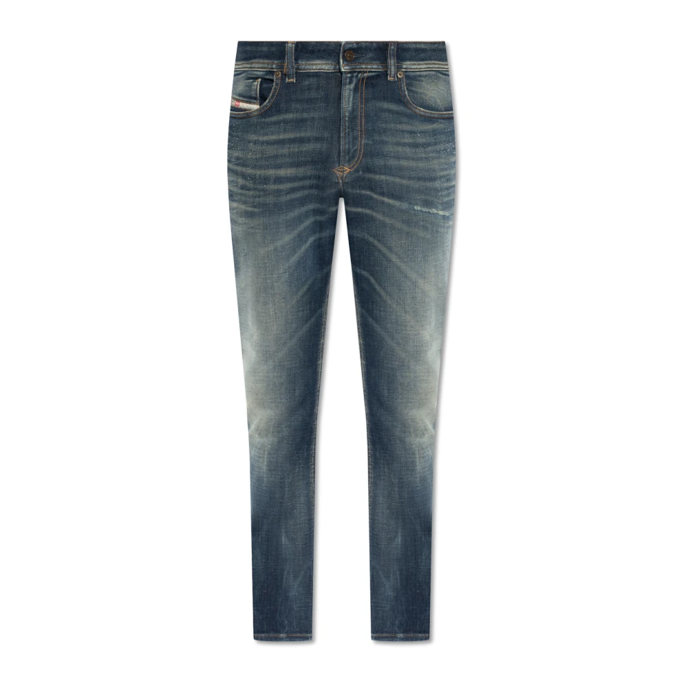 Diesel Grå Beige 1979 Sleenker Skinny Jeans Blue, Herr