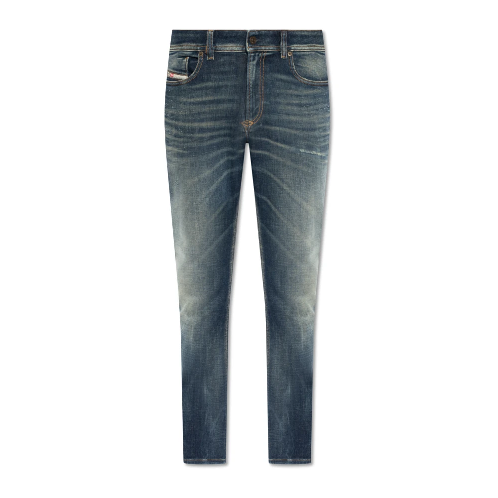 Diesel Klassieke Denim Jeans voor Dagelijks Gebruik Blue Heren