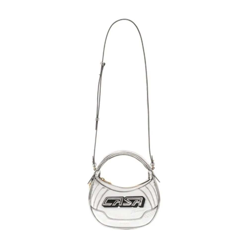 Casablanca , Cross Body Bags, Female, Gray, One Size, Biker Bag