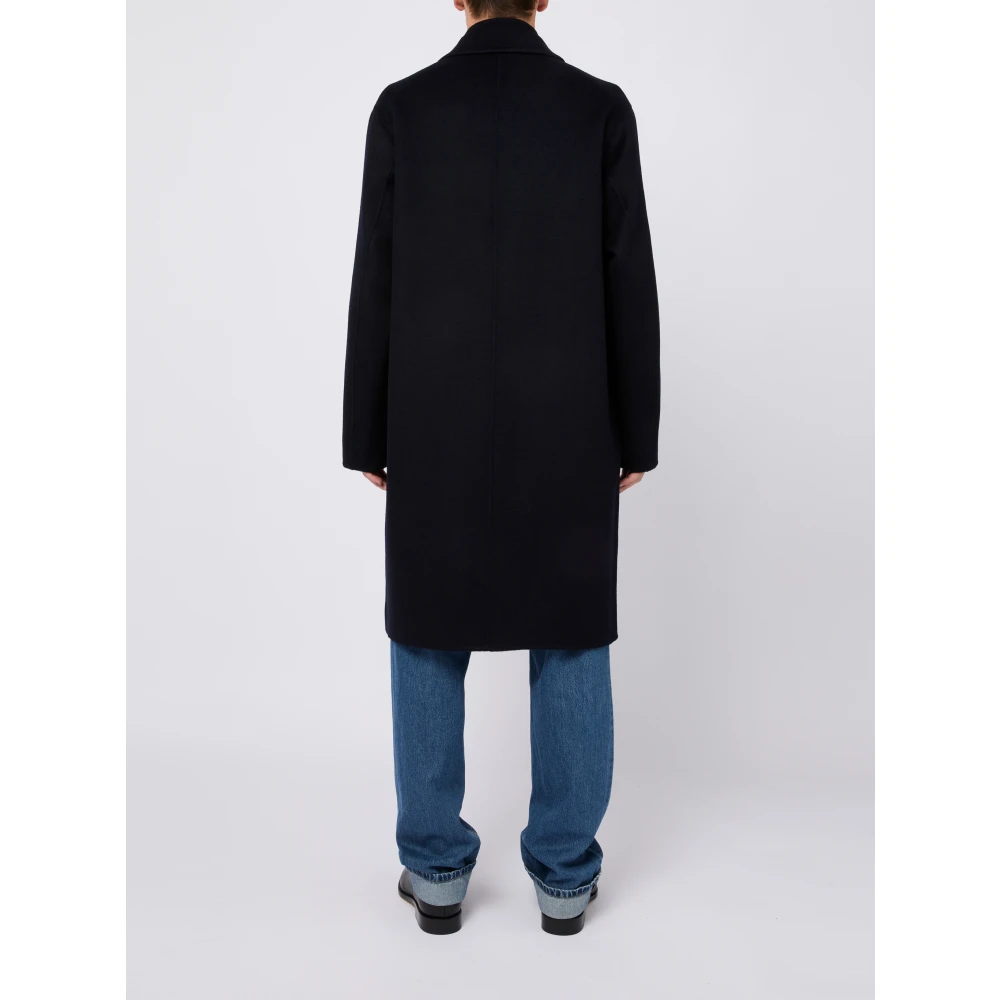 Amaránto Blauwe Winterjas Herenmode Black Heren