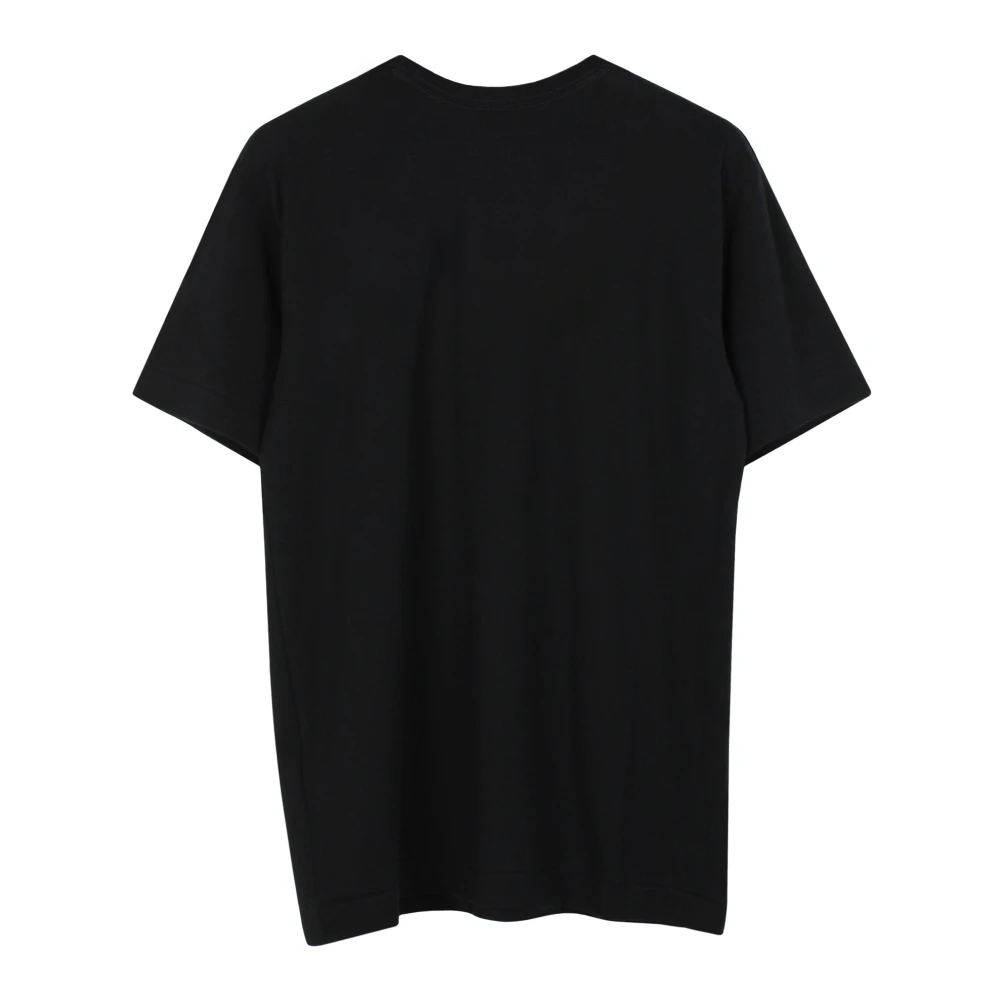 Comme des Garçons Play Zwart T-shirt met hartprint Black Heren