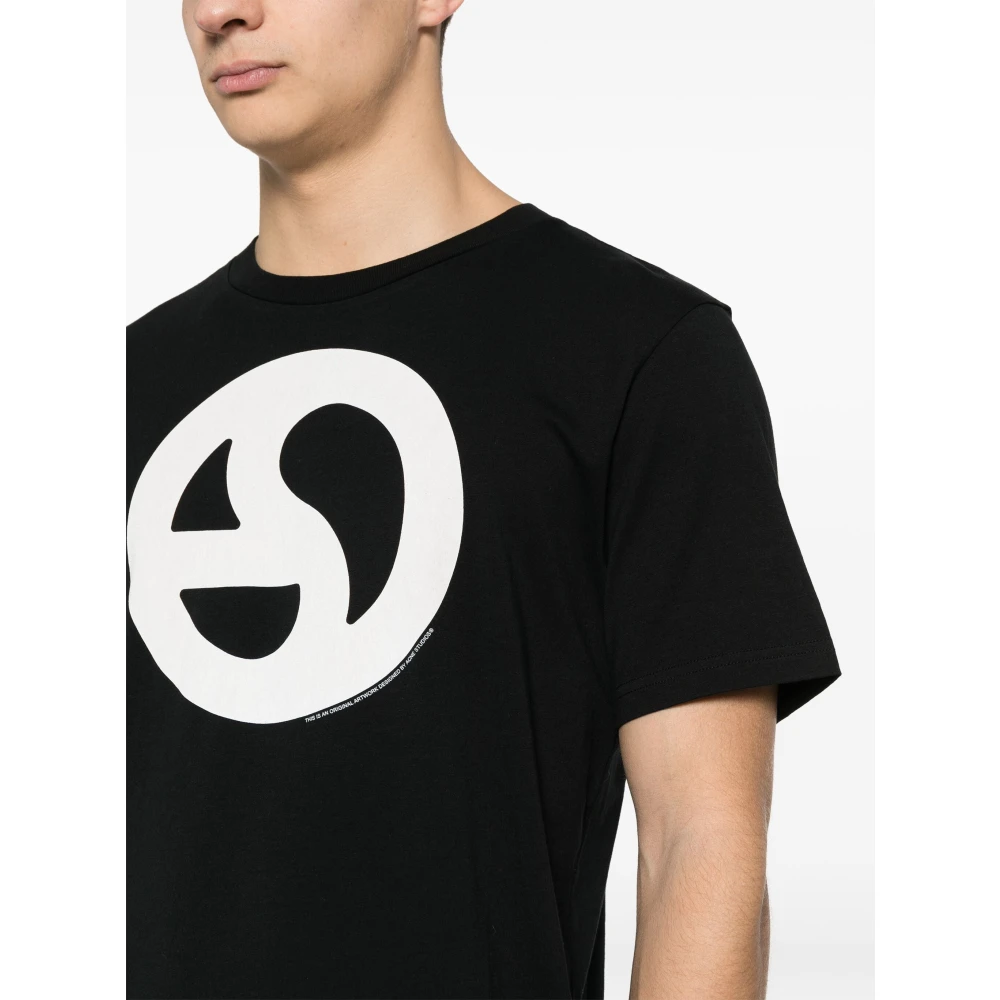 Acne Studios T-Shirts Black Heren