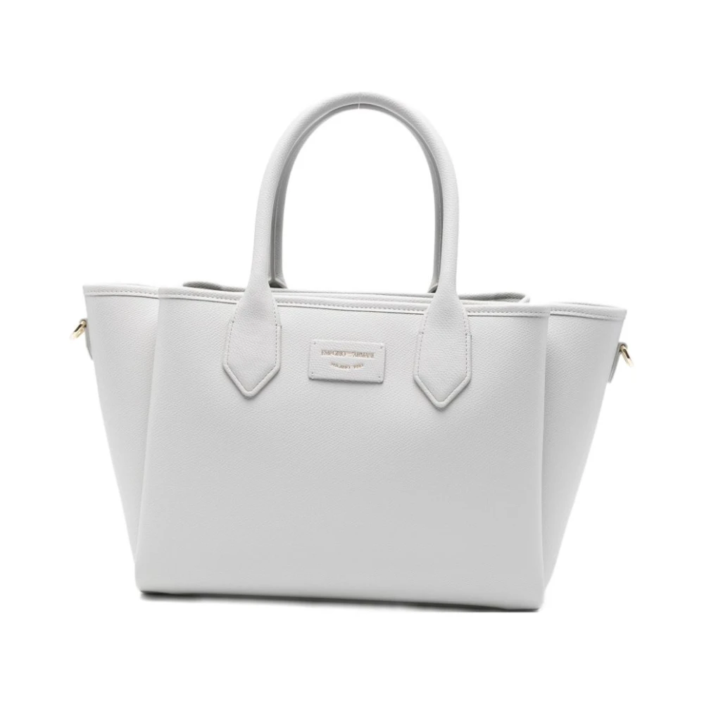Emporio Armani Women's Gray Medium Shopper Bag With Palmellato Finish