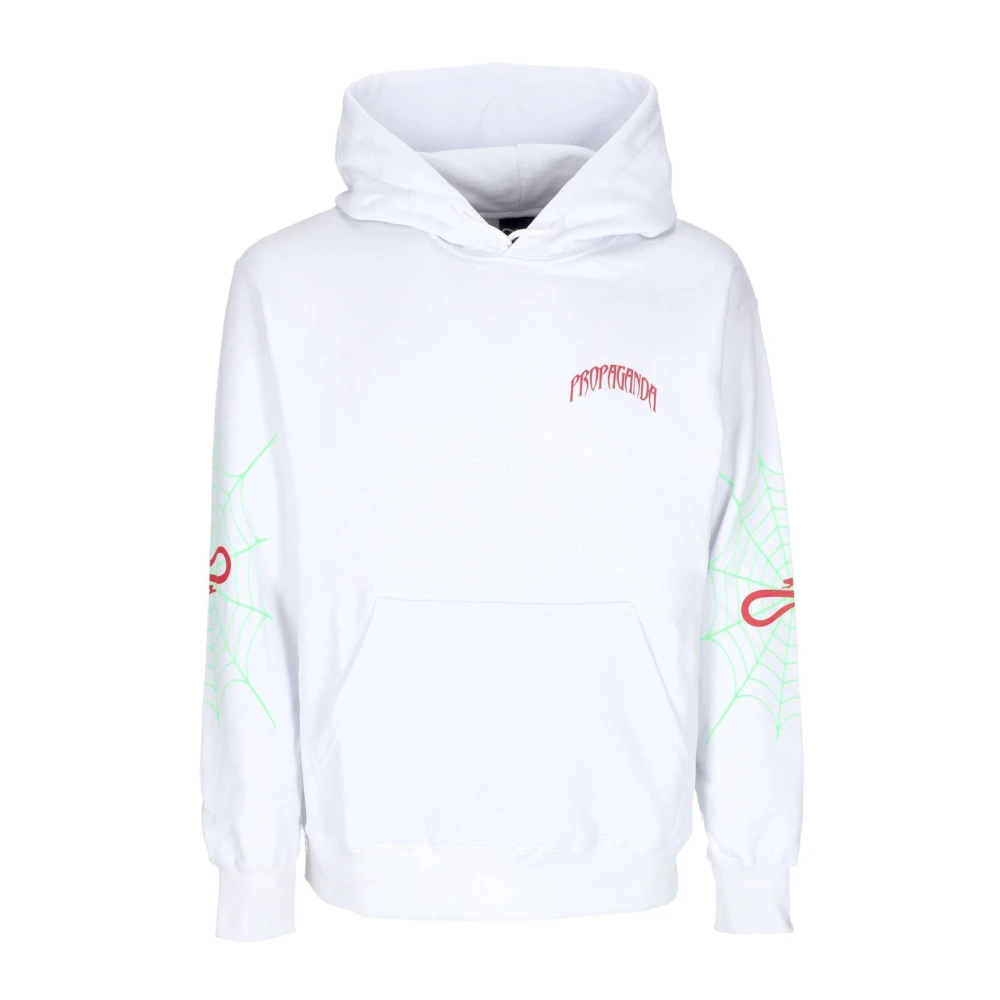 Propaganda Triangle Web Wit Hoodie Lange Mouw White Heren
