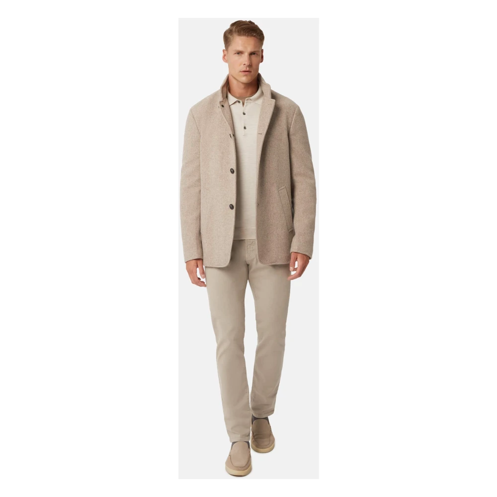 Boggi Milano Caban in Stretch Wol Gray Heren