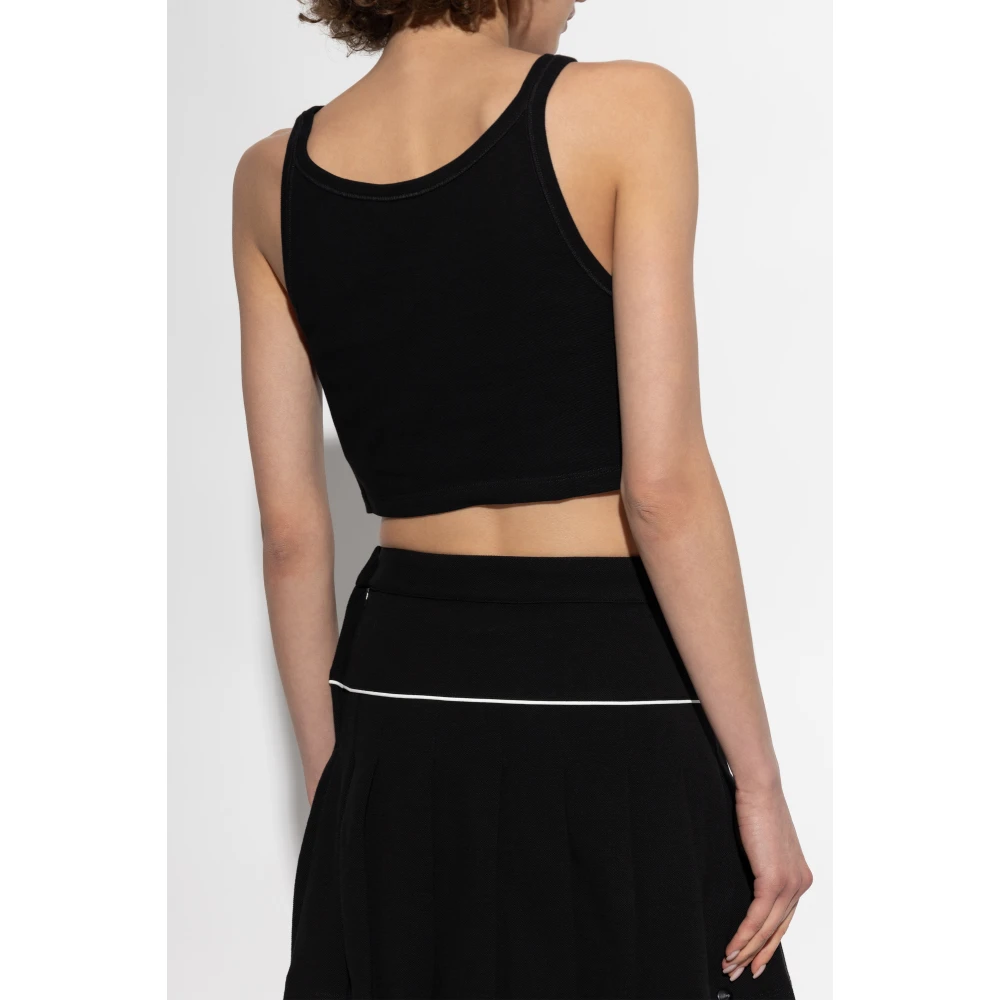 Palm Angels Strap Top Black Dames