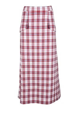 Elegant Bomullsblandning Kjol