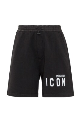shorts-en-coton-noir-avec-logo