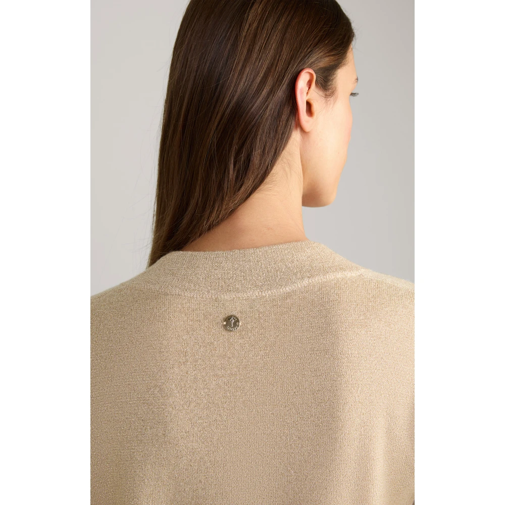Joop! Gouden glinsterende dames trui Beige Dames