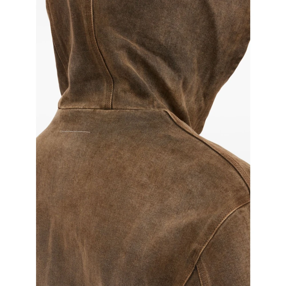MM6 Maison Margiela Bruine Jas voor Vrouwen Brown Heren