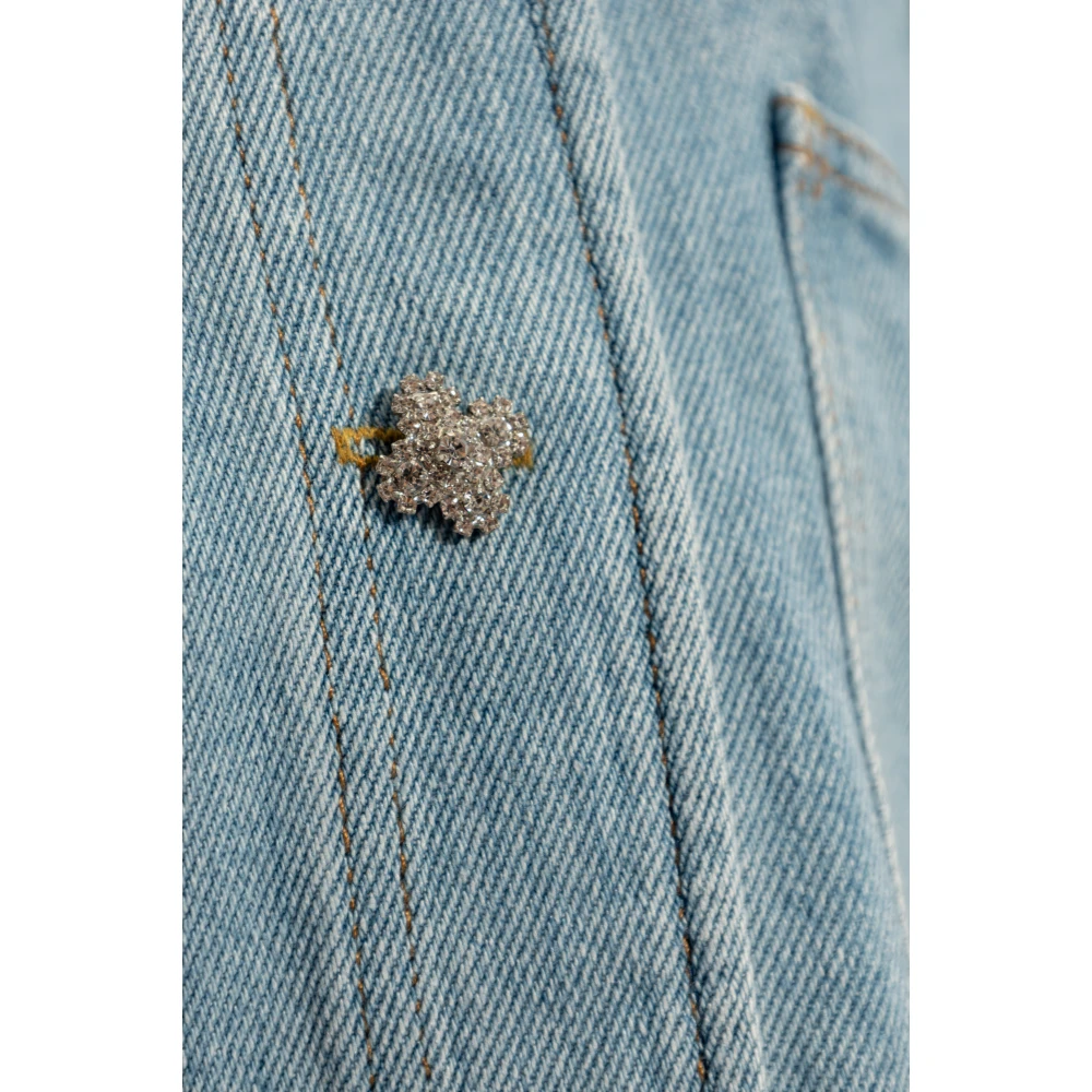 Munthe Kambi denim jas Blue Dames