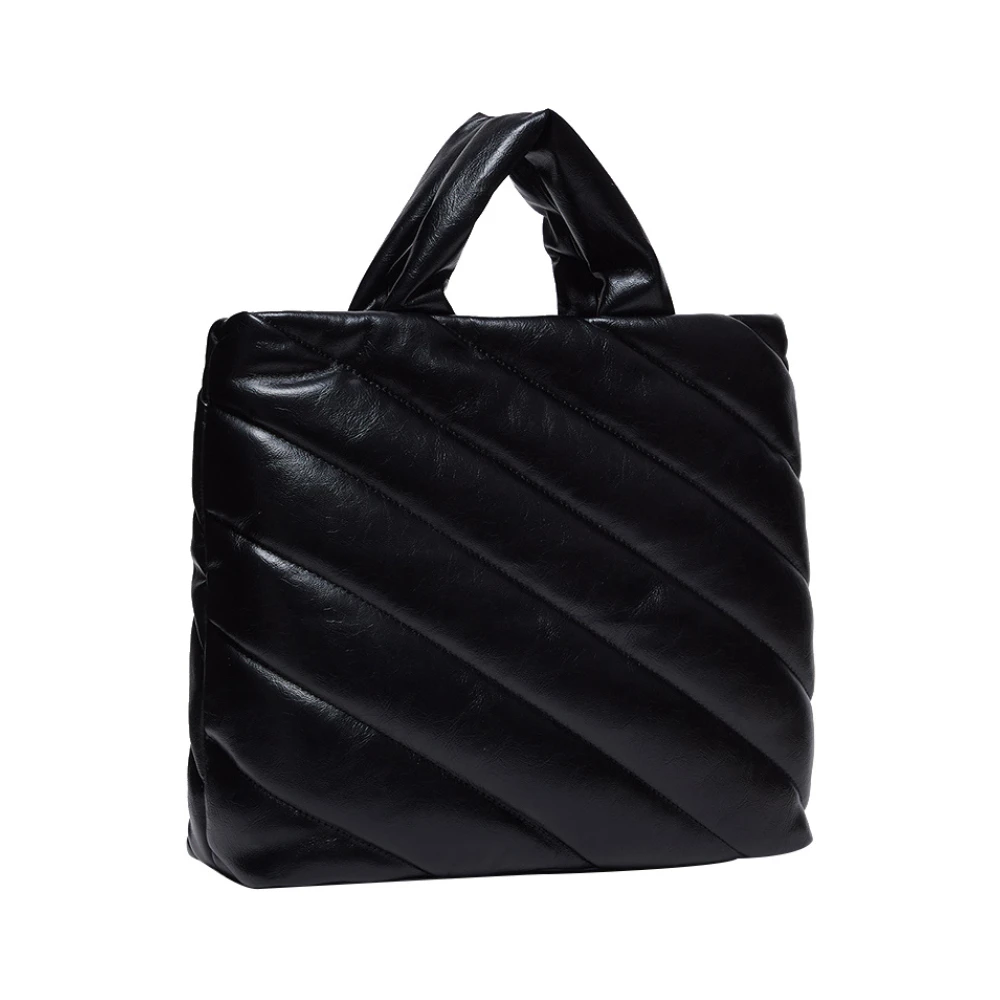 Liu Jo Zwarte handtas met gouden details Black Dames
