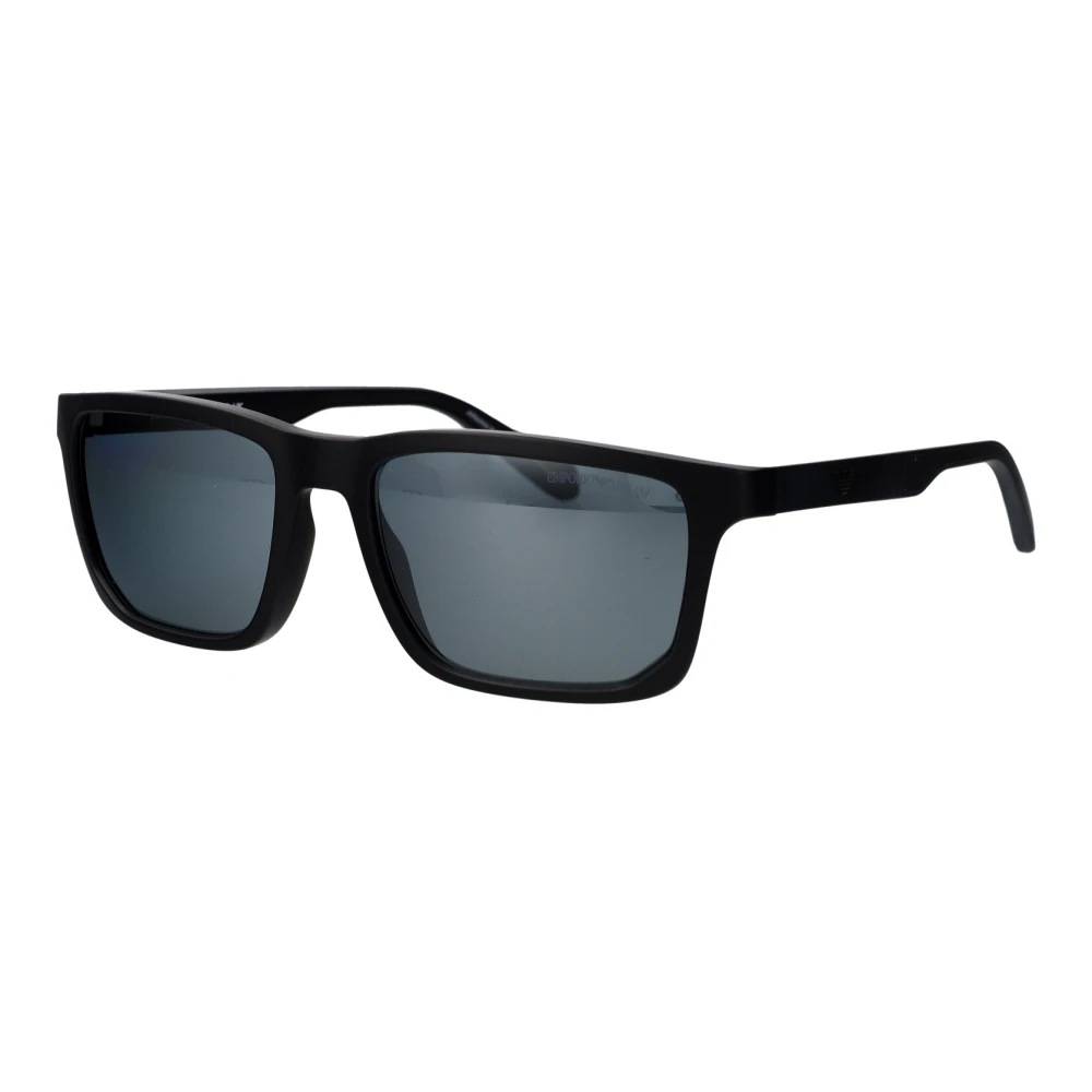 Emporio Armani , Sunglasses, Male, Black, 57 Mm, Rectangle Sunglasses - Image 4