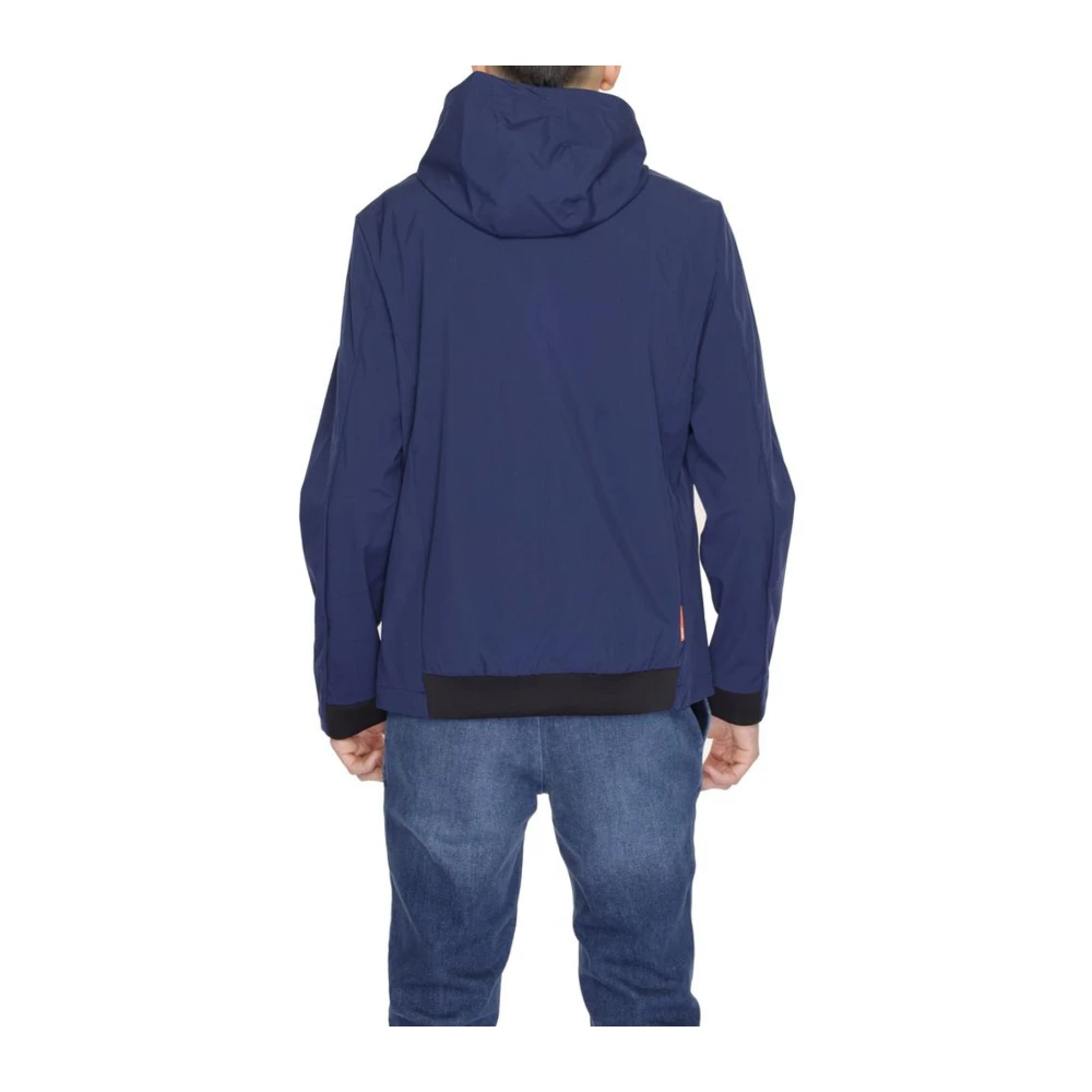 Suns Volledige rits polyester jack collectie Blue Heren