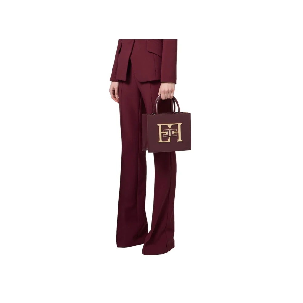 Elisabetta Franchi Stijlvolle Handtas voor Modieuze Vrouwen Brown Dames