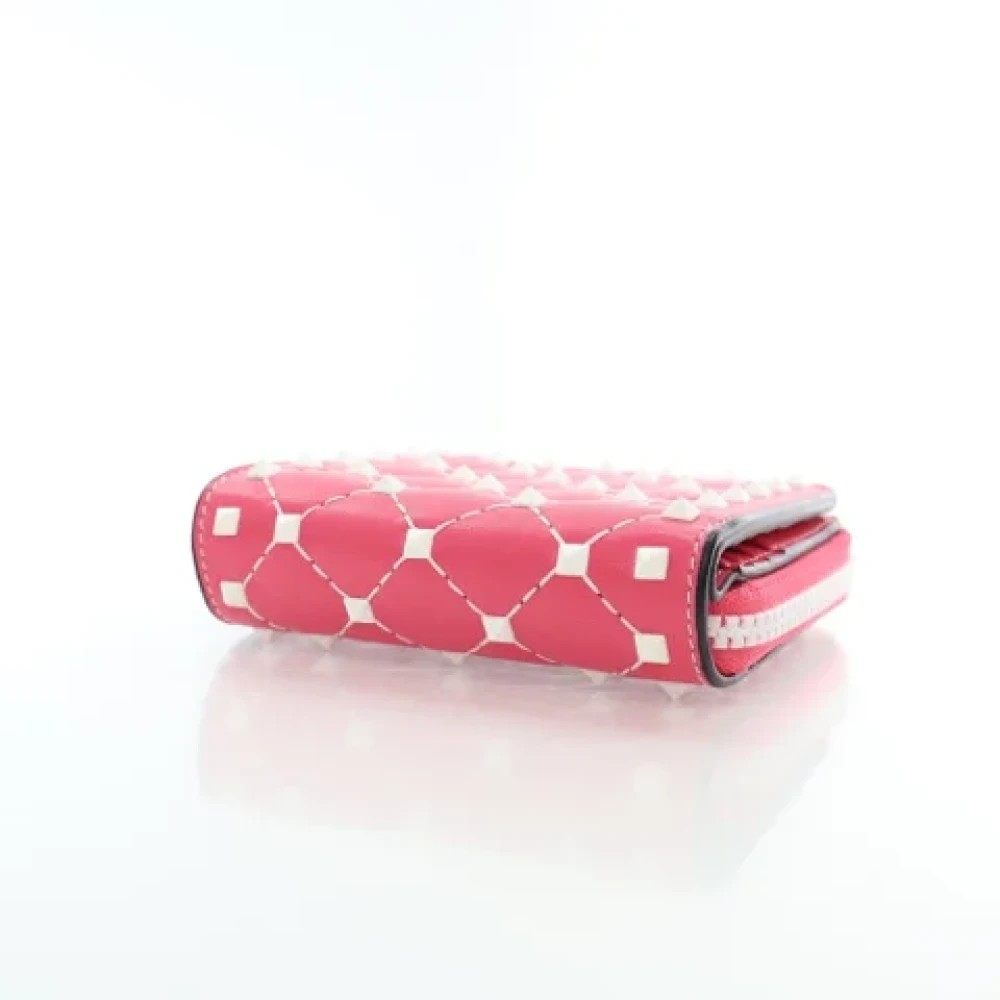 Valentino Vintage Pre-owned Leather wallets Pink Dames