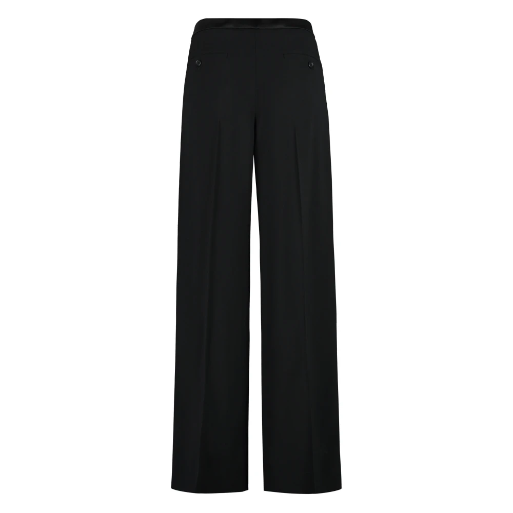 Aspesi Klassieke Straight-Leg Broek Black Dames