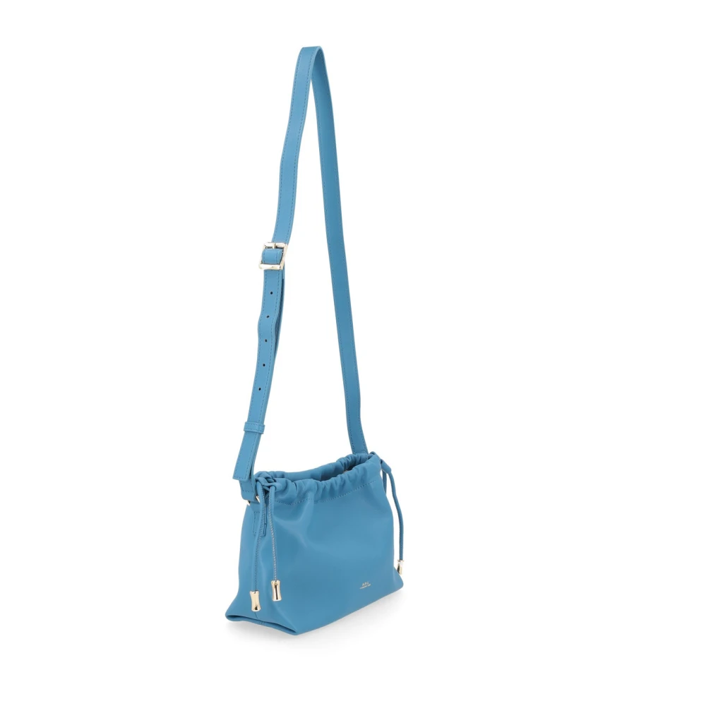 A.p.c. Ninon Mini Puaat-F61582-IAA Blue Dames