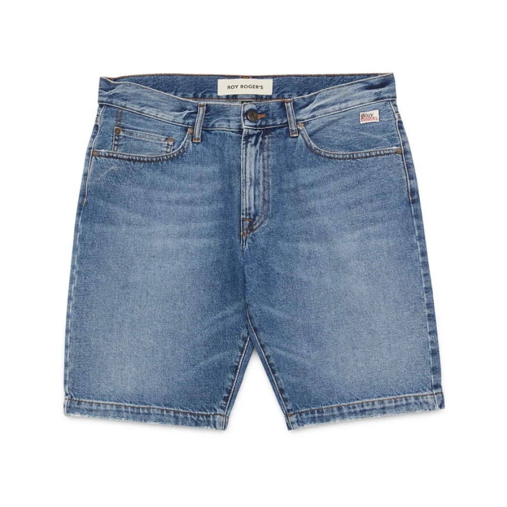 Roy Roger's Men's Blue Denim Shorts, W32, Denim Shorts