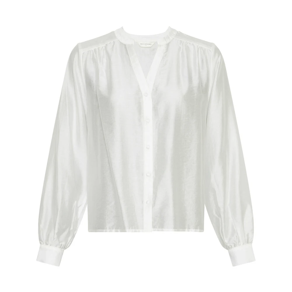 moss copenhagen Romina Shirt Lange Mouw Blouse White Dames