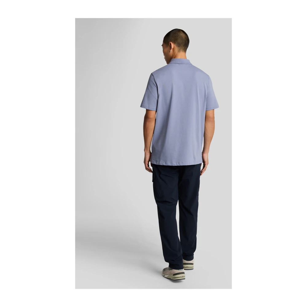 Lyle & Scott Broek Nylon Cargo Broek Blue Heren