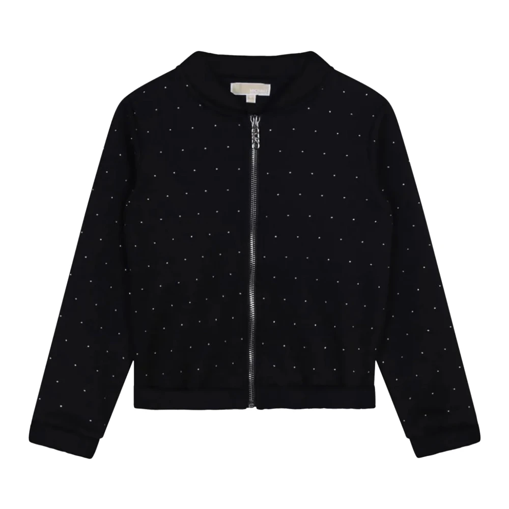 Michael Kors Studded Cardigan Zipper Jacket Black, Unisex