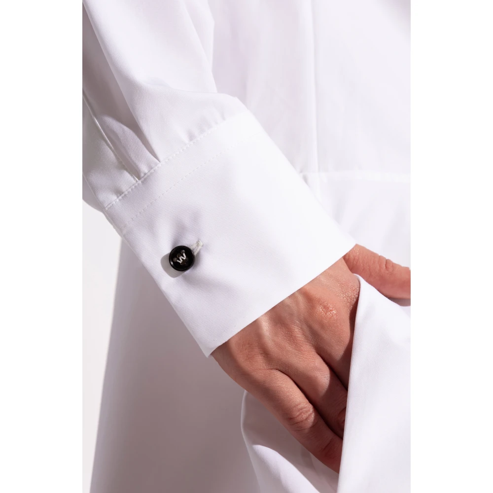 Jil Sander Overhemdjurk White Dames