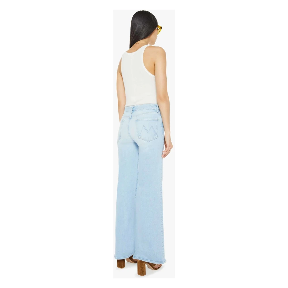 Mother Roller Sneak Blauw Jeans Blue Dames