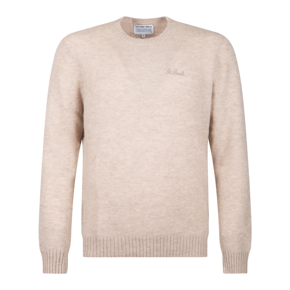 MC2 Saint Barth Beige Herentrui Regent Lamswol Beige Heren