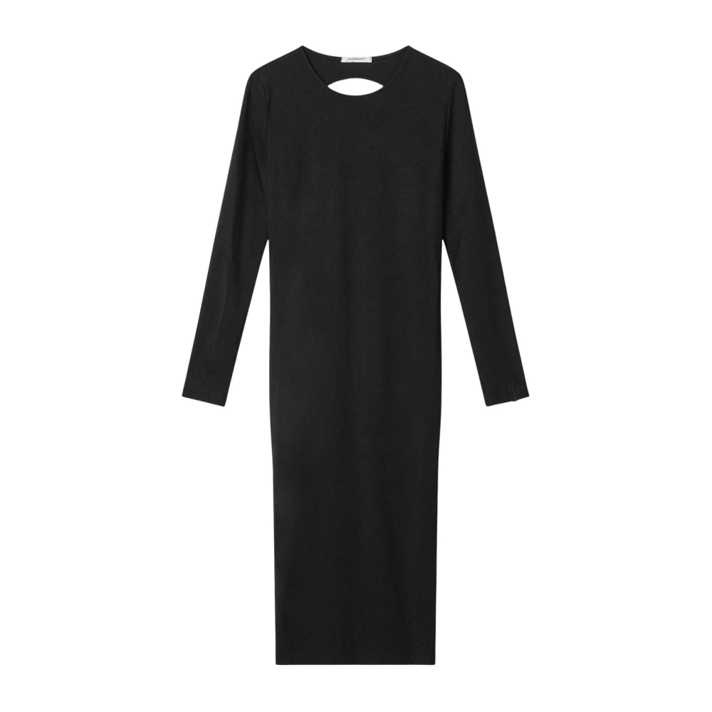 Hinnominate Zwarte Elegante Jurk Black Dames