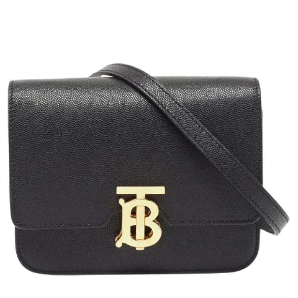 Burberry Vintage Pre-owned Leather burberry-bags Black Dames