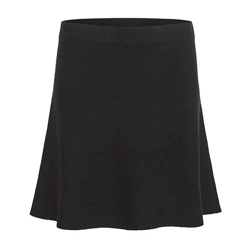 Karen By Simonsen Women's Black Meteorite Knit Skirt - Short Skirts - 2XS - Skirts