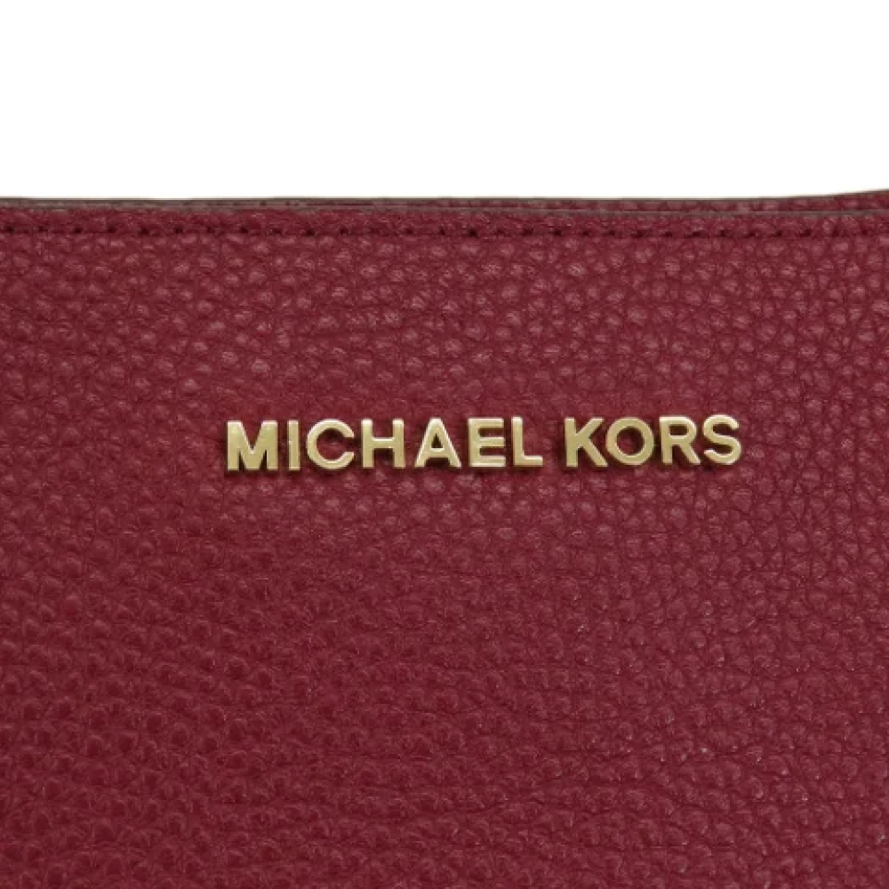 Michael Kors Pre-owned Leather handbags Red Dames