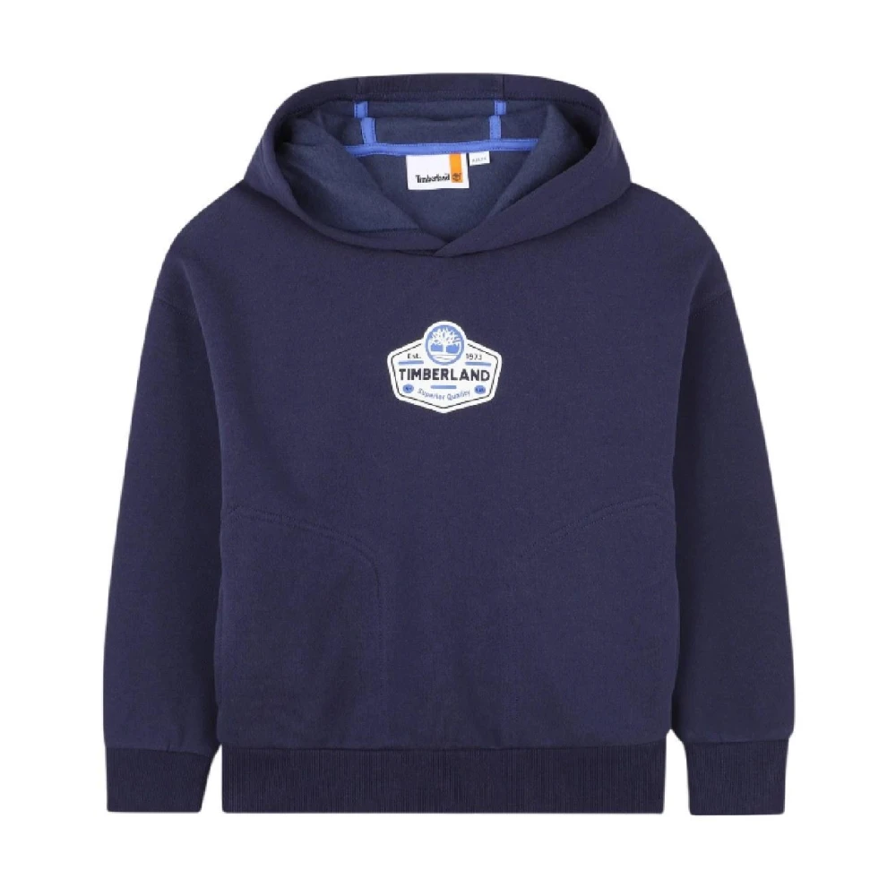 Timberland Blue Kids Sweatshirts, Male, 6 Y, Sweatshirts