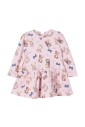 teddy-bear-print-ruffled-dress
