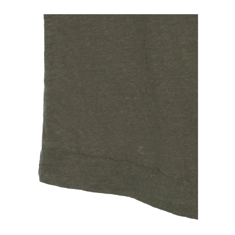 majestic filatures Wijde Linnen Broek Oliv Ss25 Green Dames