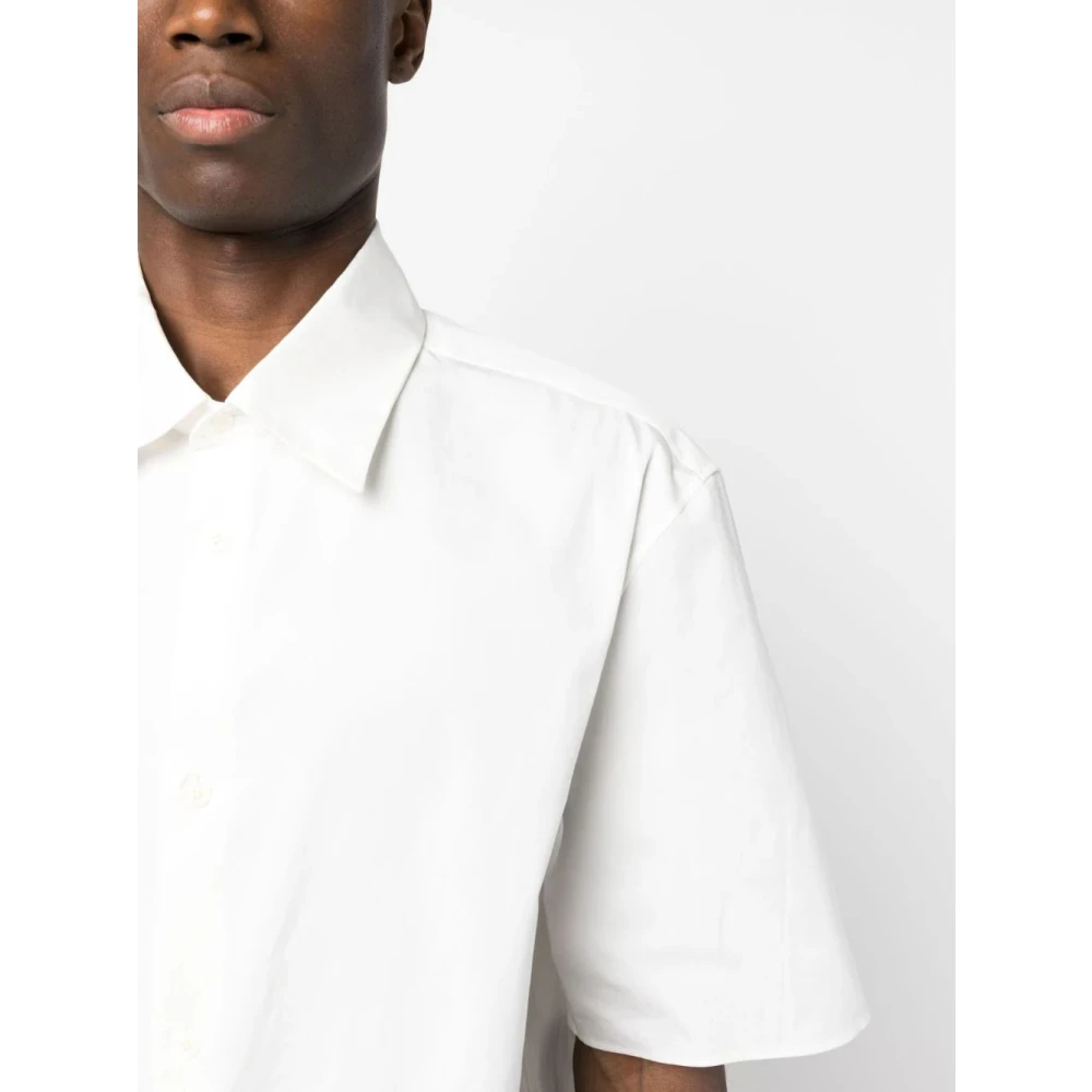 The Row Oversized korte mouwen shirt White Heren