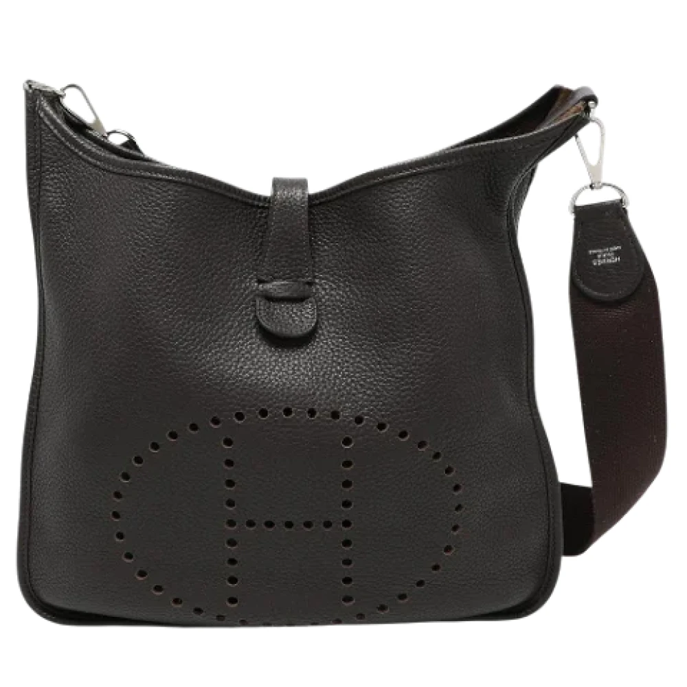 Hermès Vintage Pre-owned Leather shoulder-bags Brown Dames