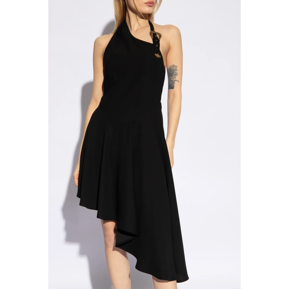 Versace Jeans Couture Asymmetrische jurk Black Dames