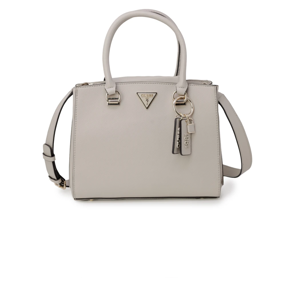 Guess Vriendin Satchel Lente Zomer Collectie Beige Dames