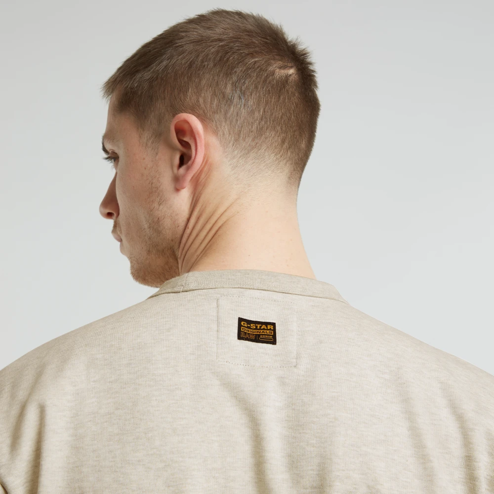 G-Star Nifous Sweater met Straight Fit White Heren