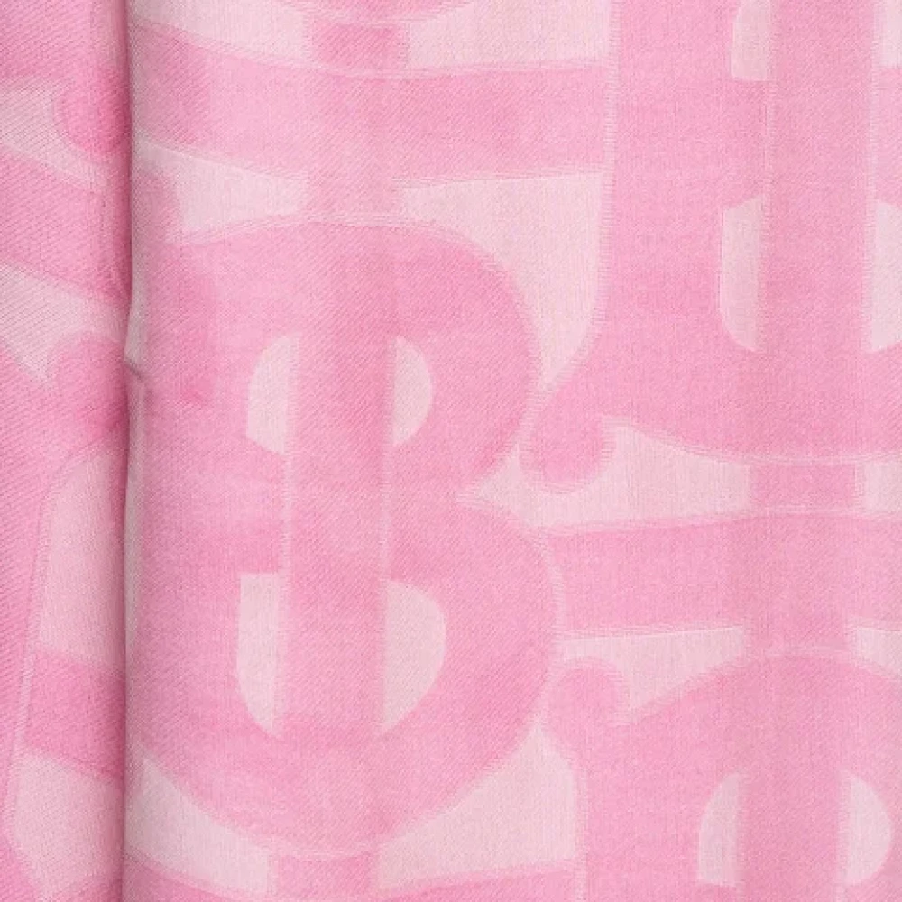 Burberry Vintage Pre-owned Fabric scarves Pink Dames