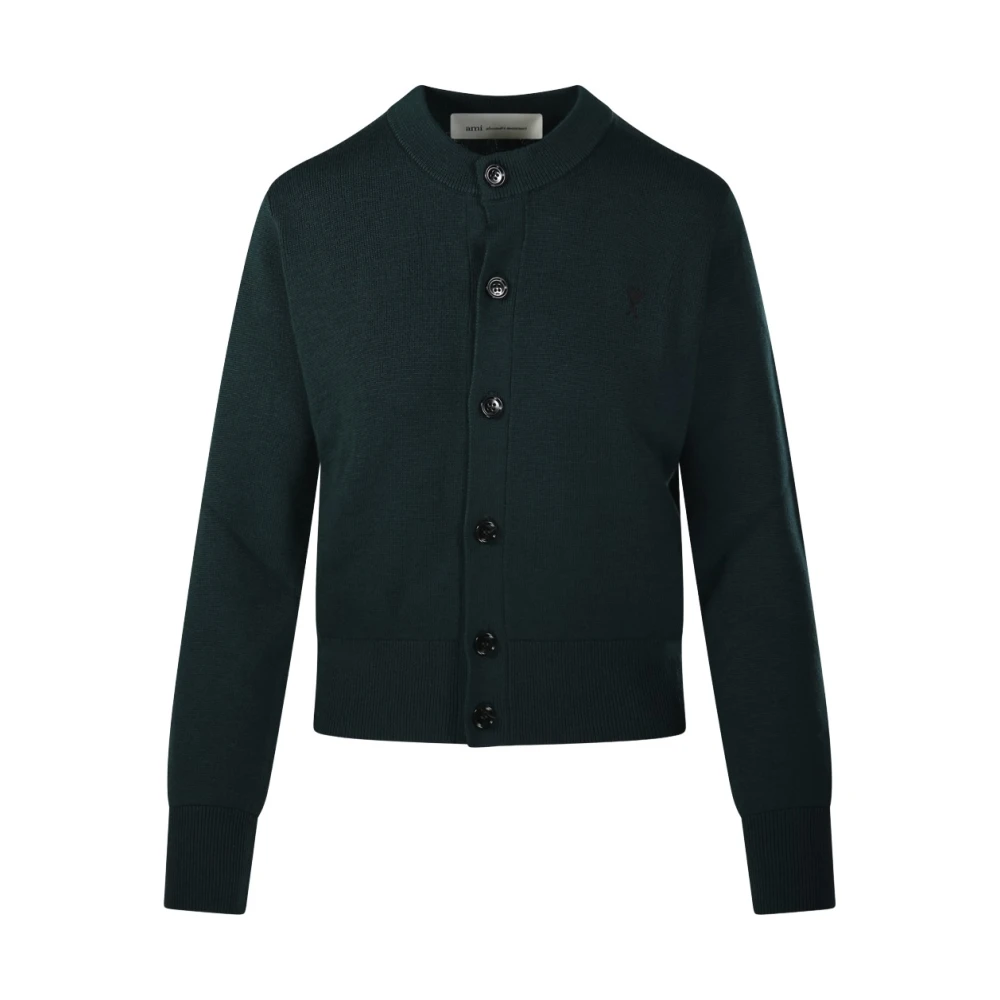 Ami Paris Donna Verde Maglie, S, New,